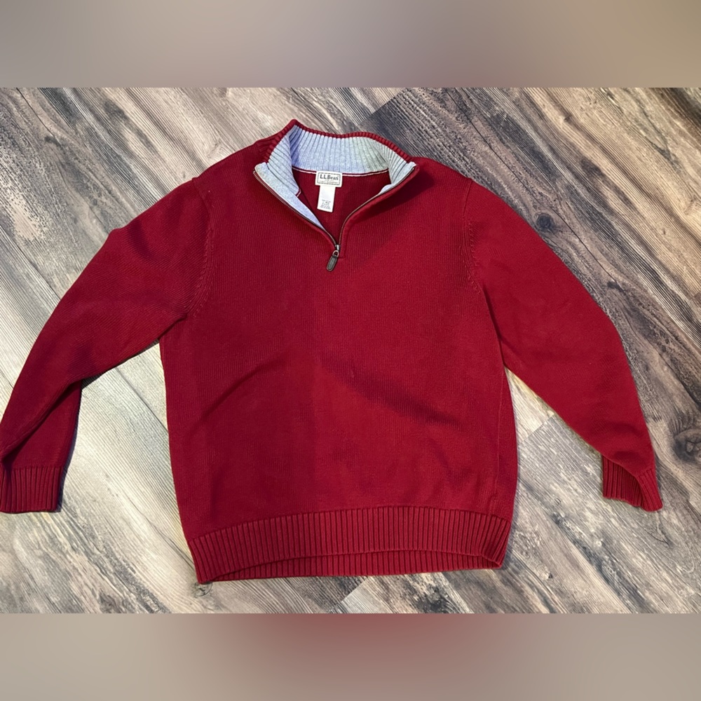 L.L. Bean Men’s 1/4 Zip Pullover Sweater